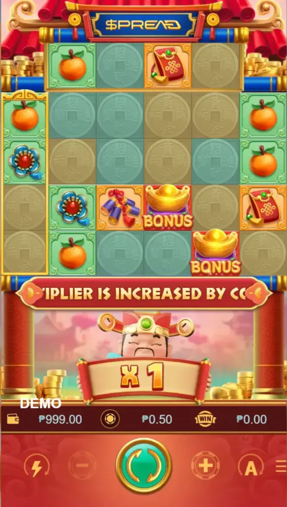 Playstar Caishen Lucky Spread